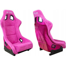 Slide Fotel sportowy SLIDE KS2 Premium Pink Welur Bright Pink Glitter