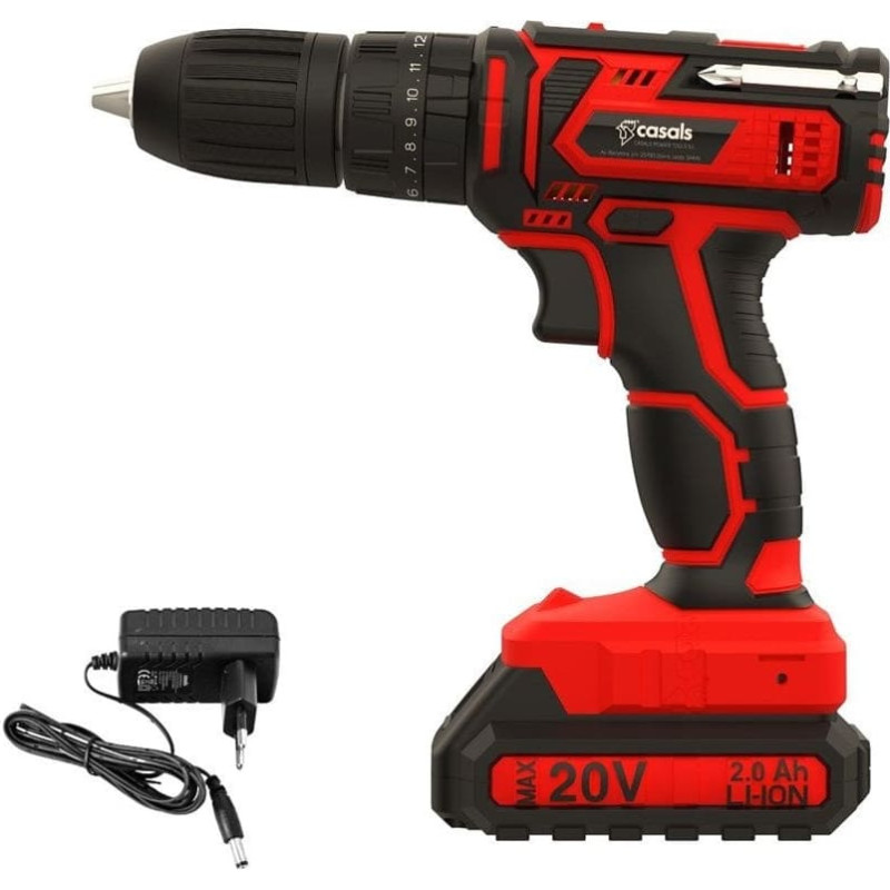 Xtool Wkrętarko-wiertarka bezprzewodowa akumulatorowa 20V CASALS CID2050B