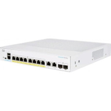 Cisco Cisco switch CBS350-8P-2G, 8xGbE RJ45, 2xGbE RJ45/SFP, fanless, PoE+, 67W - REFRESH