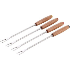 Staub Zestaw 4 krótkich widelców do fondue Staub