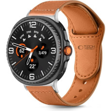Tech-Protect LEATHERFIT SAMSUNG GALAXY WATCH 8 / CLASSIC (40 / 44 / 46 MM) BROWN
