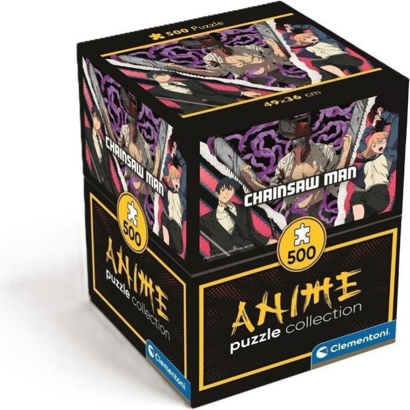 Clementoni CLE puzzle 500 CubesAnime ChainsawMan 35606