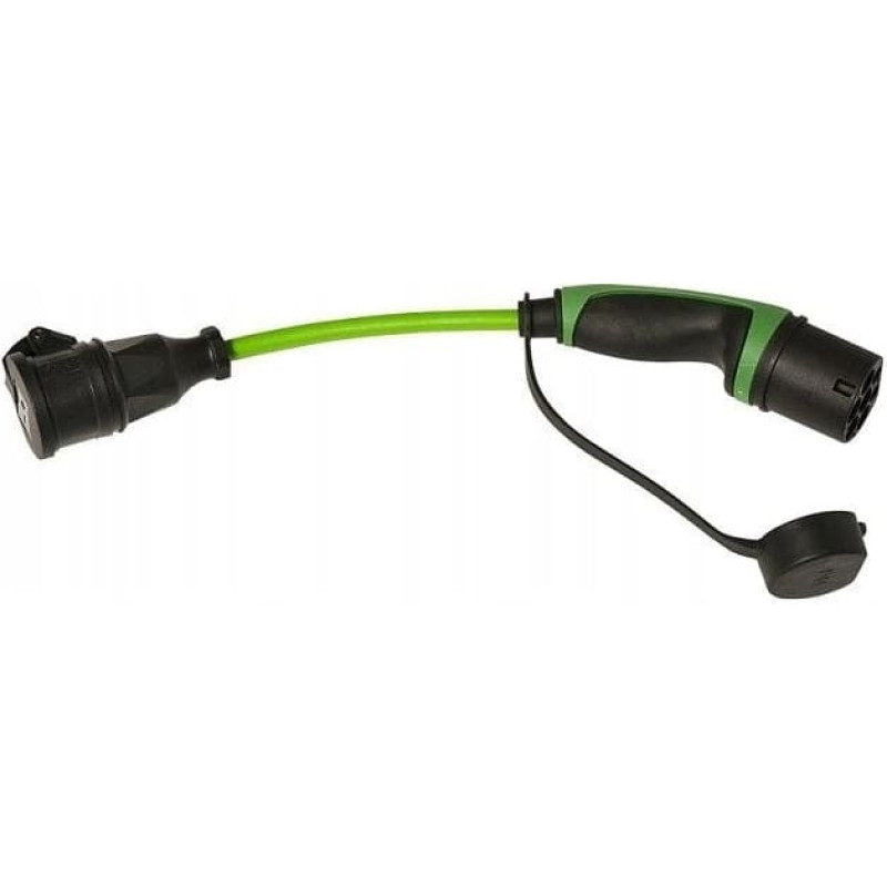 Noname Adapter do ładwania samochodów elektrycznych wtyk type 2 do gniazda schuko 16A Ratio 31200