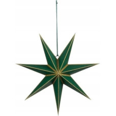 Edelman GWIAZDA DEKORACYJNA WISZĄCA PAPIEROWA FSC 14x45CM ZIELONA 7 RAMION MICA