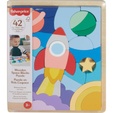 Fisher-Price Fisher Price Wood Space Puzzle