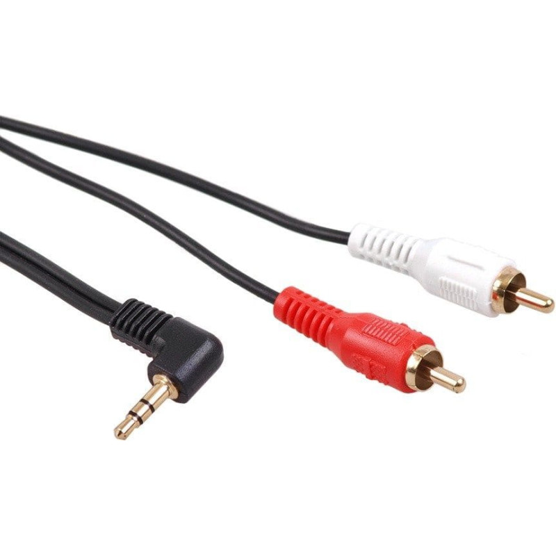 Maclean Kabel Maclean Jack 3.5mm - RCA (Cinch) x2 3m czarny (MCTV-825)
