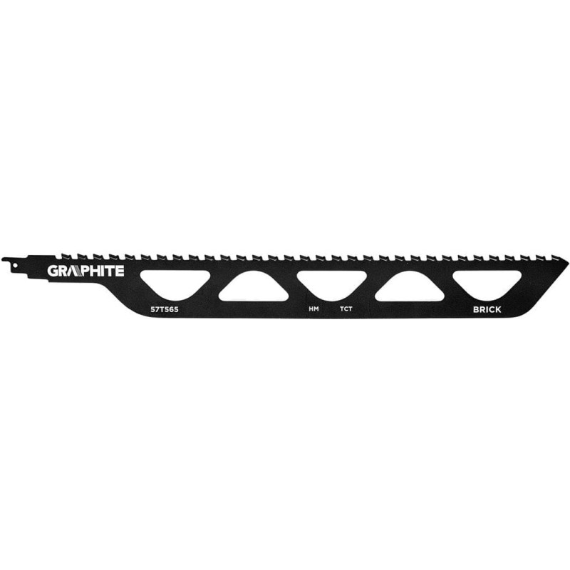 Graphite Brzeszczot do piły szablastej, HM, 455 x 50 x 1.5 mm, 2 TPI