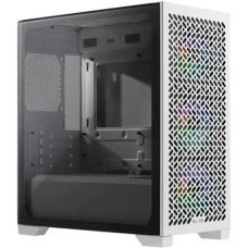 Cooler Master case Elite 302 White, Průhledná bočnice, mATX, 3x 120mm ARGB Fan, bílá