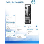 Dell Komputer Dell Pro Slim Plus QBS1250 W11Pro U5 235/16GB/512GB/Integrated/WLAN + BT/Wireless Kb ' Mouse/260W/3YPS