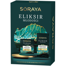 Soraya Zestaw prezentowy Eliksir Młodości 70+ (Krem-eliksir naprawczy + Krem-eliksir przeciwzmarszczkowy pod oczy i na powieki)