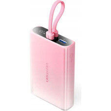 Vention 10000 mAh USB-C + Lightning + USB-A 22.5W z wyświetlaczem LED różowy