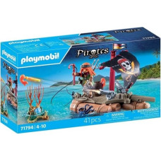 Playmobil Zestaw z figurkami Pirates 71794 Piracka tratwa ze skarbem
