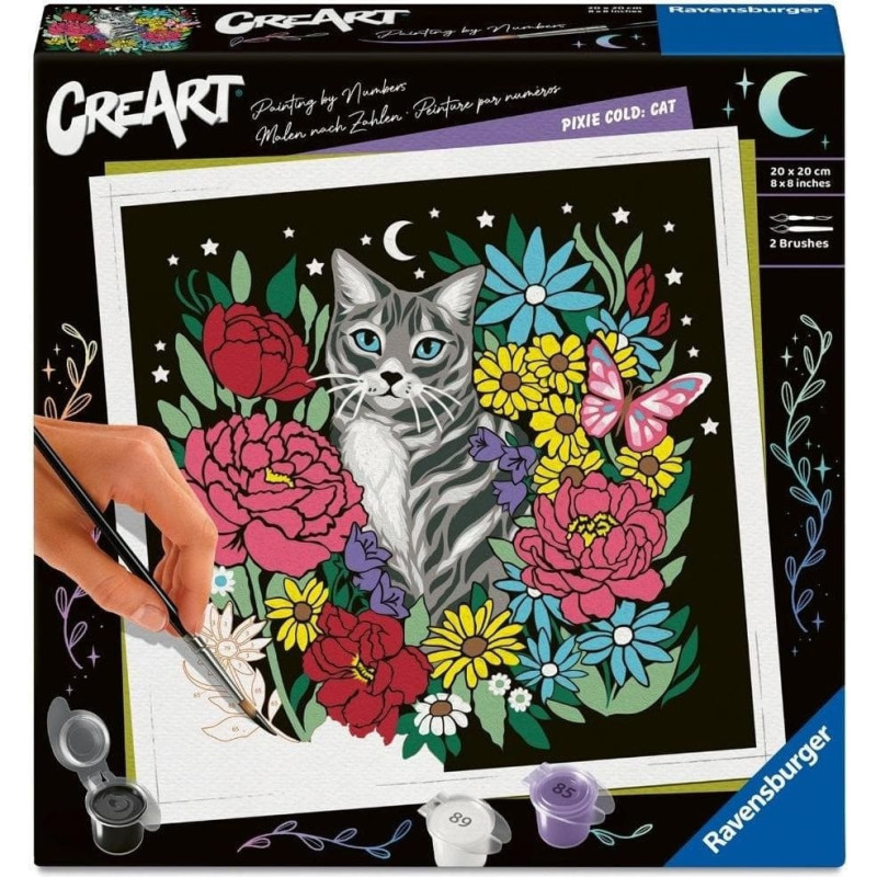 Ravensburger CreArt: Pixie Cold Edition - Kot EDUKAMP