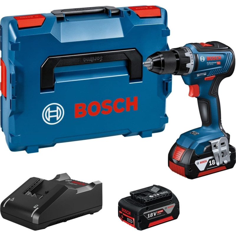 Bosch Cordless screwdriver BOSCH GSR 18V-55 2x5.0Ah