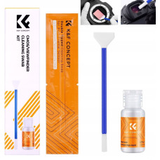 KF Zestaw Do Czyszczenia Matrycy 24mm Full Frame Wizjera K&f PŁyn 5x Szpatułka / Kf08.081