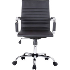 Equip Bürostuhl gerippte Polsterung/Rückenlehne schwarz