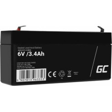 Green Cell Battery AGM VRLA 6V 3.4Ah