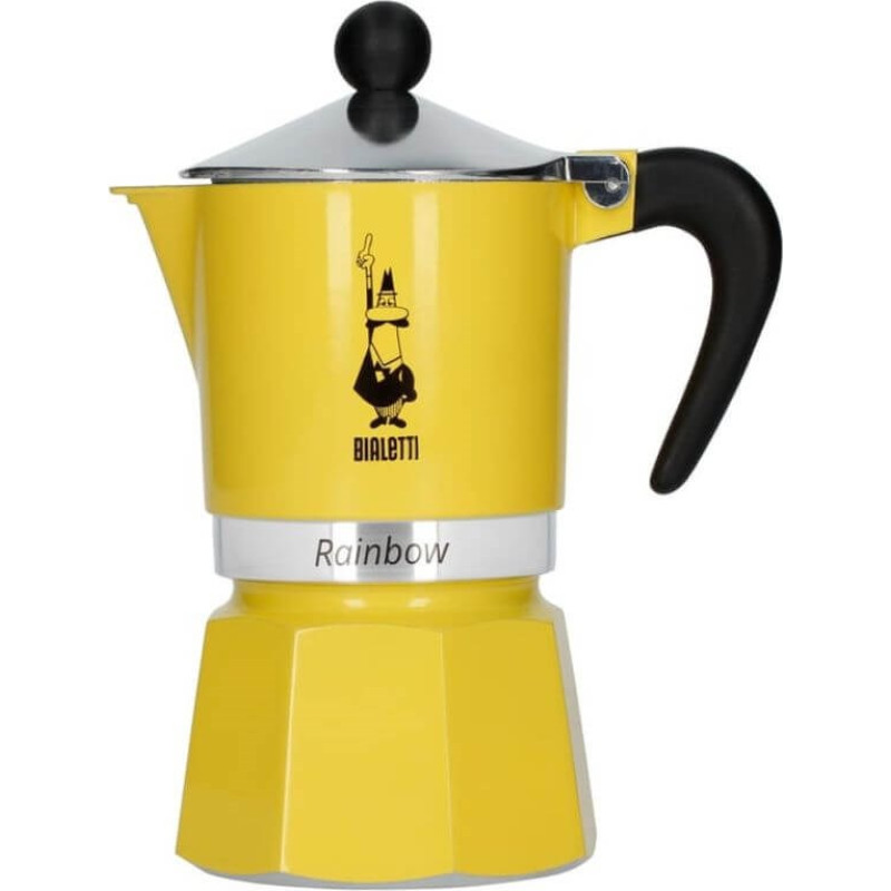Bialetti Rainbow 3TZ dzeltenā kafija 140 ml