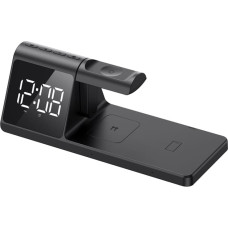 Havit W3042 - 3 vienā bezvadu uzlādes stacija, melna