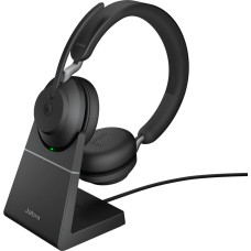 Jabra Evolve2 65 Headset Wireless Headband Office/Call Centre USB Type-A Bluetooth Black