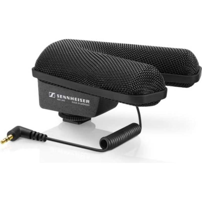 Sennheiser MKE 440 - stereo kondensatora mikrofons ar zemfrekvences filtru