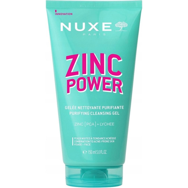 Nuxe Zinc Power Purifying Cleansing Gel oczyściający żel do mycia twarzy 150ml