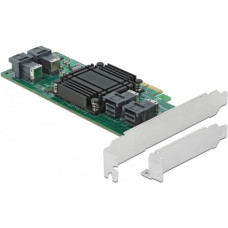 Delock Kontroler Delock Karta PCI Express x8 do 4 x NVMe SFF-8643 - Konstrukcja niskoprofilowa
