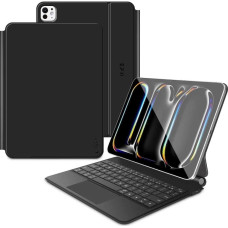 Tech-Protect SMARTCASE MAGNETIC + KEYBOARD IPAD PRO 11” 5 / 6 2024-2025 BLACK