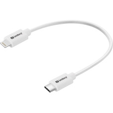 Sandberg kabel Lightning 0,2 m Biały