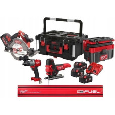 Milwaukee Zestaw elektronarzędzi Milwaukee 10-elementowy (M18 FPP4L-124P)