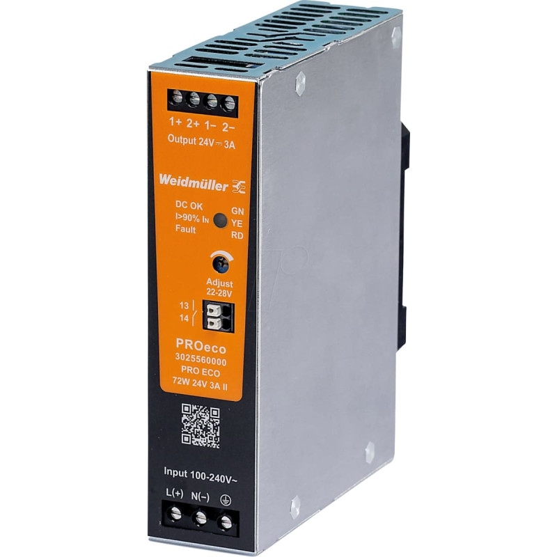 Silentiumpc Zasilacz SilentiumPC Zasilacz impulsowy 100-240V AC / 24V DC 72W 3A PRO ECO* gen2 3025560000