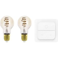 Eglo CONNECT-Z E27 Filament Smart Bulbs - 2-pack with Switch