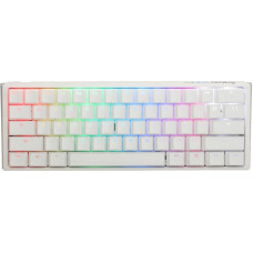 Ducky Klawiatura Ducky Ducky One 3 Classic Pure White Mini Gaming Tastatur, RGB LED - MX-Silent-Red