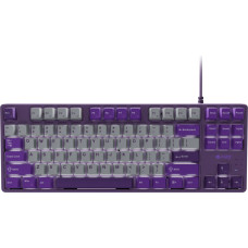 Fury KLAWIATURA DLA GRACZY FURY KANABO K2 US BIAŁE PODŚWIETLENIE MECHANICZNA SZARO-FIOLETOWA