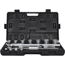 Awtools ZESTAW KLUCZY NASADOWYCH 12KĄTNYCH 21 ELEMENTÓW 3/4