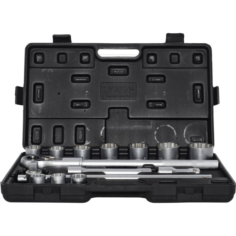 Awtools ZESTAW KLUCZY NASADOWYCH 12KĄTNYCH 21 ELEMENTÓW 3/4