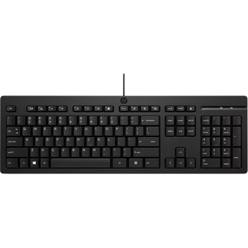 HP Klawiatura HP 125 Wired Keyboard Danish