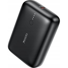 Rivacase Yesido Powerbank YP52 10 000 mAh 22.5W USB-A + USB-C PD20W, BLACK / CZARNY