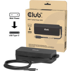 Club 3D Zasilacz do laptopa Club 3D Club3D Laptop-Ladegerät USB-C             PD3.1 140W, GaN retail