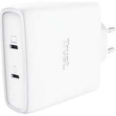 Trust Zasilacz do laptopa Trust TRUST GaN Nabíječka MAXO 100W 2-Port, USB-C, bílá