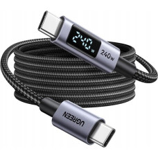 Ugreen Kabel USB-C Ugreen L530 240W, 480Mbps, 3m (szary)