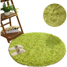 Strado Dywan okrągły Shaggy Strado 90x90 GreenGrass (Zielony) uniwersalny