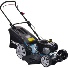 Makita PLM4627N lawn mower Push lawn mower Petrol 46 cm Briggs & Stratton Black, Blue