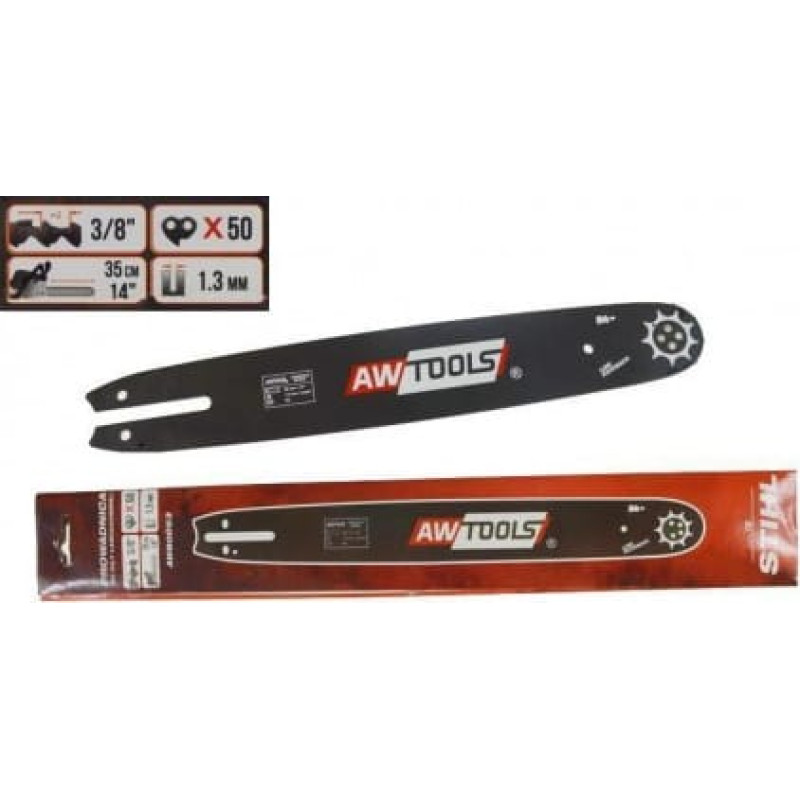 Awtools Prowadnica do pily 35cm 14