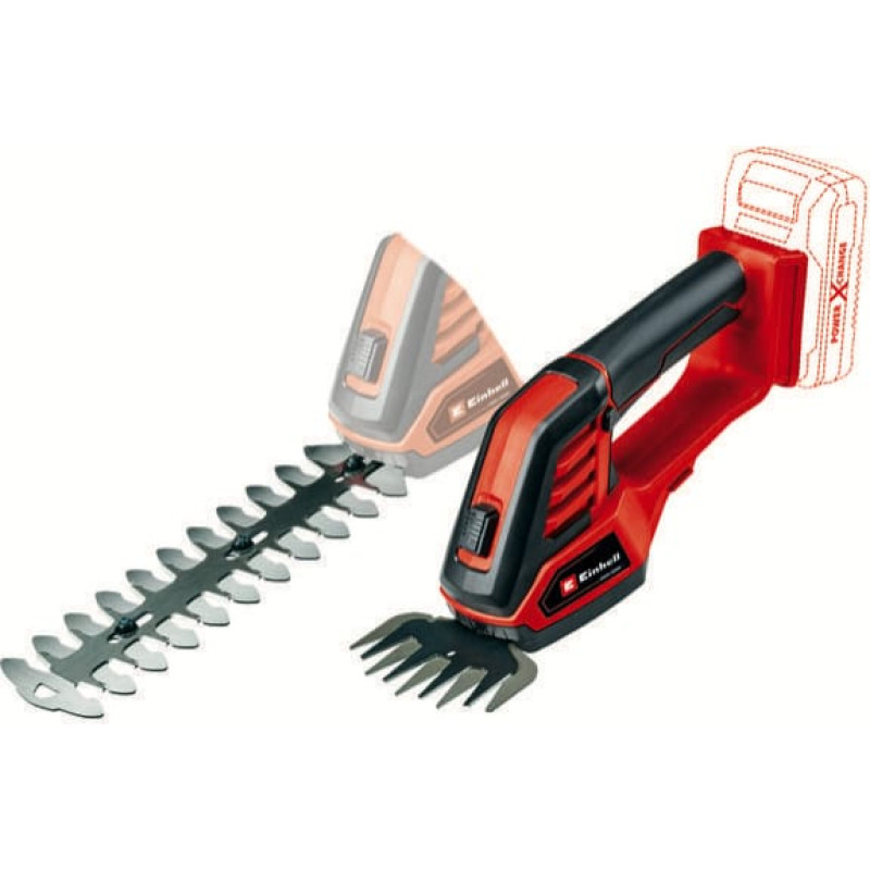 Einhell 3410313 cordless grass shear 8 mm 18 V Lithium-Ion (Li-Ion) Black, Red