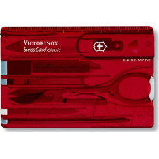 Victorinox Victorinox SWISSCARD red transparent