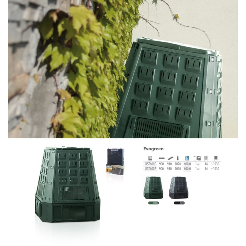 Prosperplast Kompostownik EVOGREEN 600L zielony (IKST600ZI)