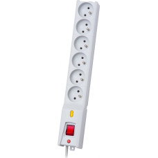 Lestar Listwa zasilająca Lestar LX 610 przeciwprzepięciowa 6 gniazd 5 m szara (LX610GA5SZARY)