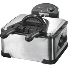 Clatronic FR 3195 4 L Double Black,Stainless steel 2000 W