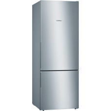 Bosch Serie 4 KGV58VLEAS fridge-freezer Freestanding 503 L E Stainless steel